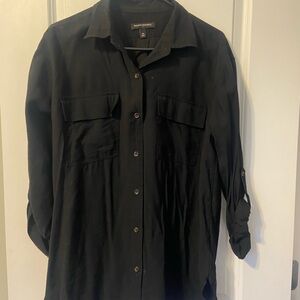 Black Button-Up Shirt